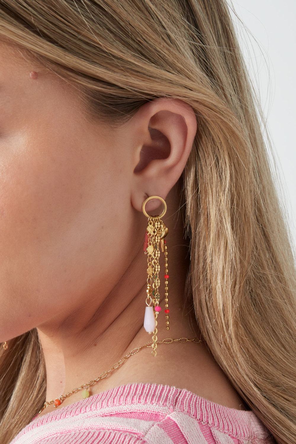 Boucles D'oreilles Pendantes Ocean Party - Doré h5Image3