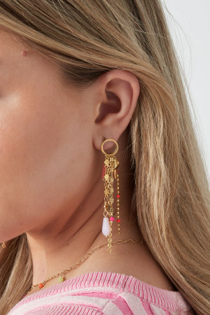 Boucles D'oreilles Pendantes Ocean Party - Doré h5 Image3