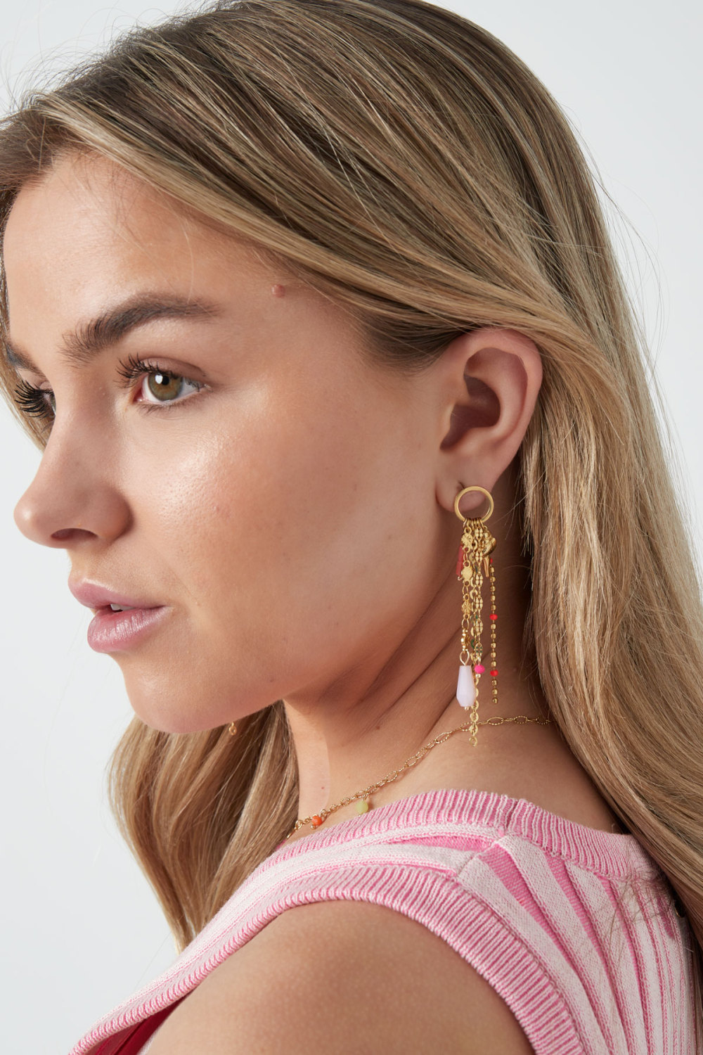 Boucles D'oreilles Pendantes Ocean Party - Doré h5Image4