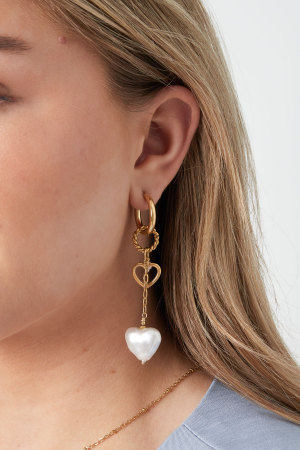 Boucles D'oreilles Perle Party Love h5 Image3