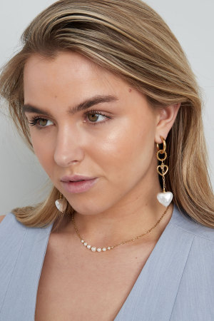 Boucles D'oreilles Perle Party Love h5 Image4
