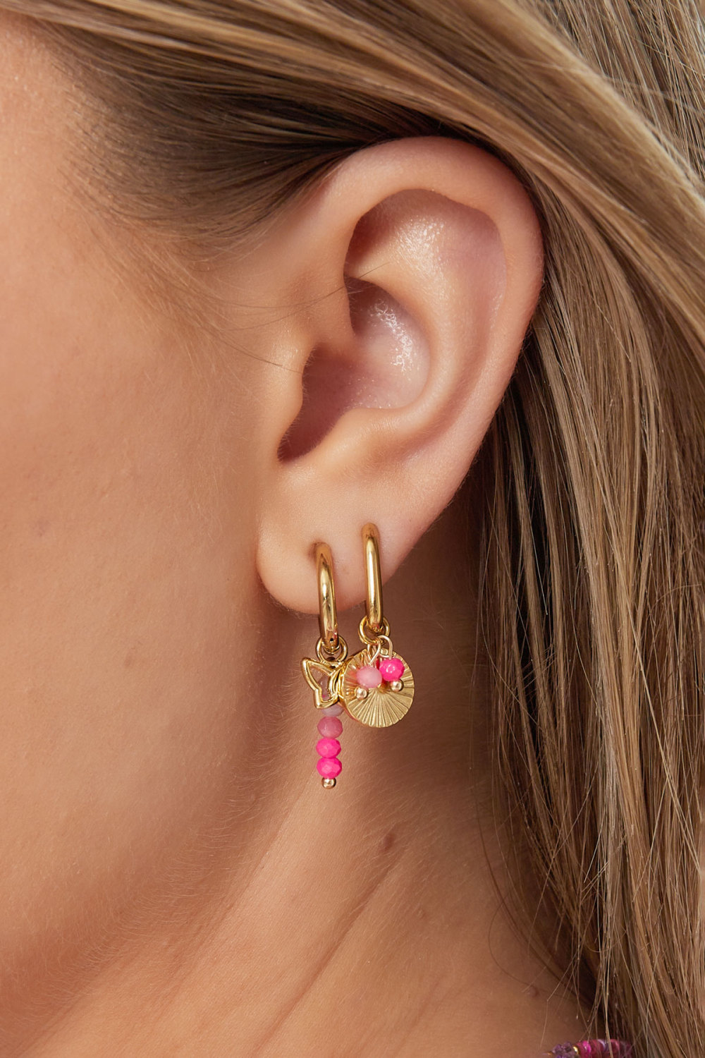 Boucles D'couleur Oreilles Soleil D'été h5Image3