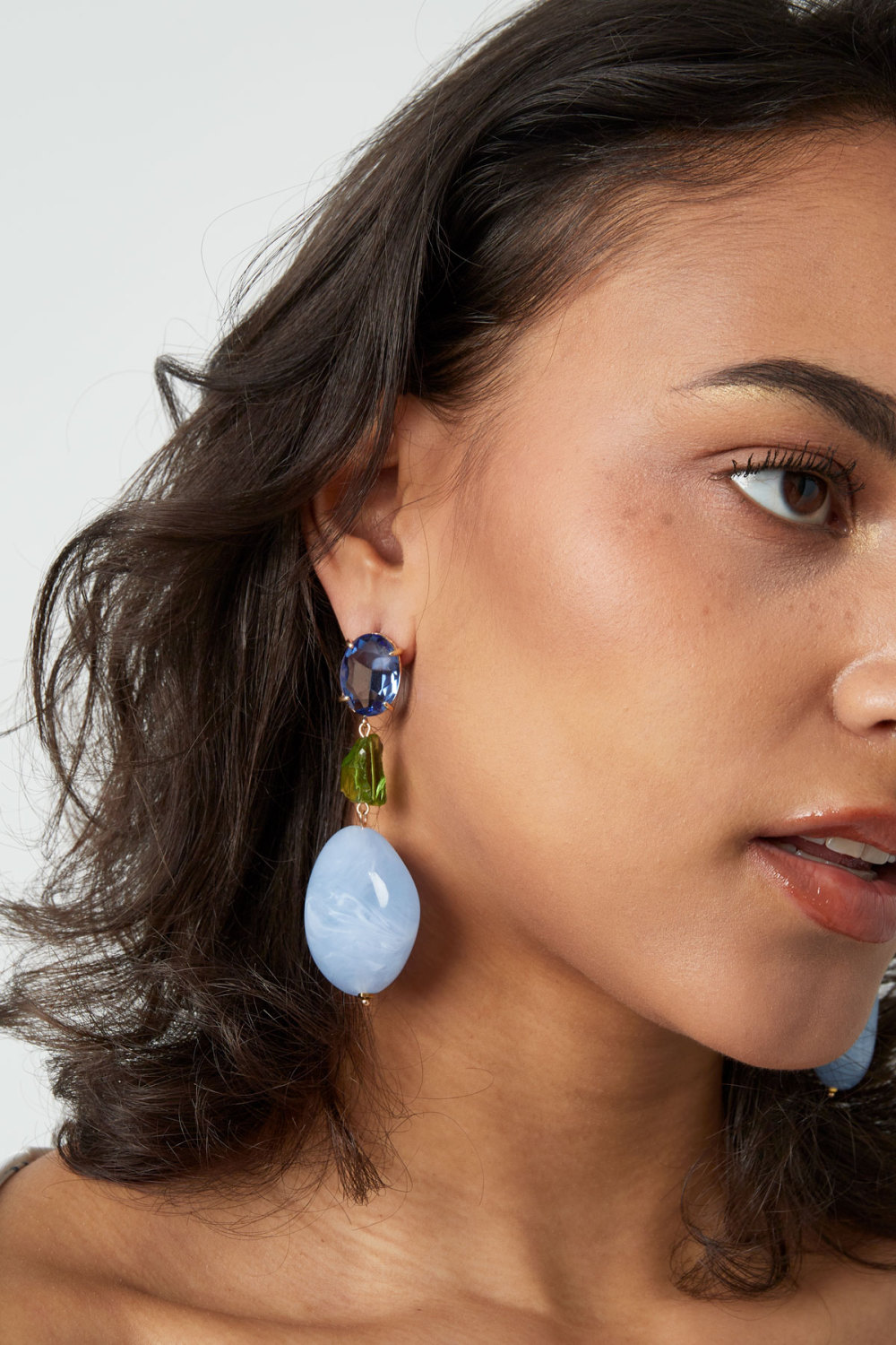 Boucles D'oreilles En Verre Statement Image4