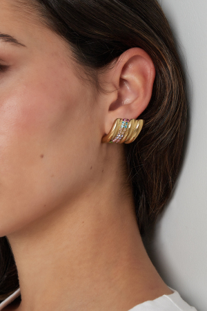 Boucles D'oreilles Temps Torsadés - Multi h5 Image2
