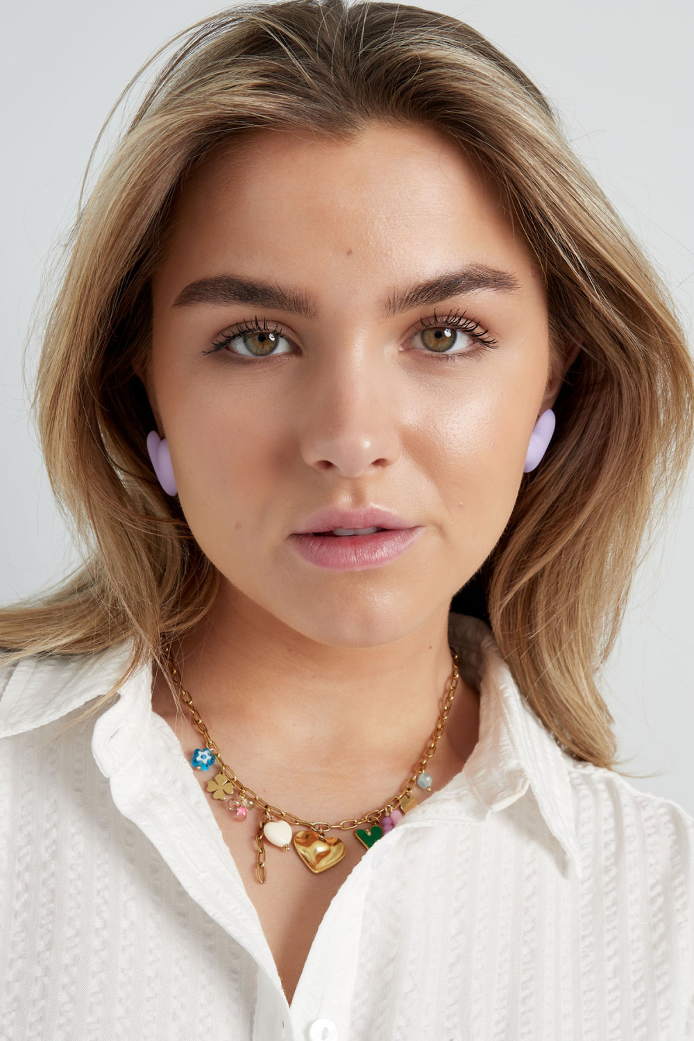 Boucles D'oreilles Love Colorées Image2