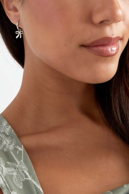 Boucles d'oreilles noeuds rêve - doré 2