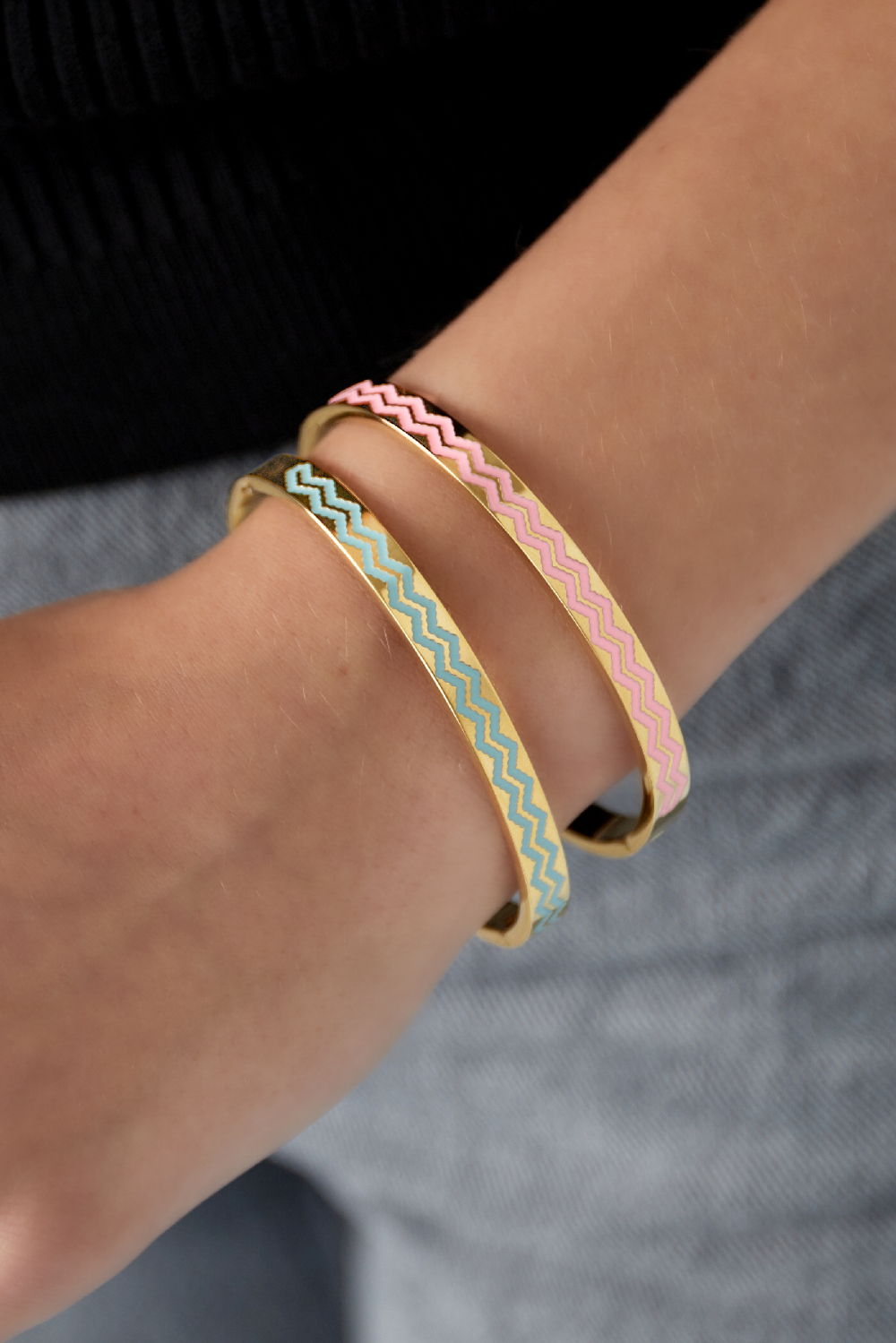 Bracelet Esclave Imprimé Vagues Image2