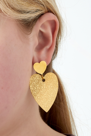 Boucles D'oreilles L'amour Est La Réponse h5 Image3