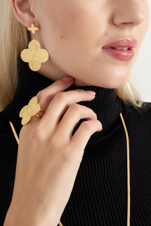 Boucles D'oreilles Classe Trèfle h5 Image2