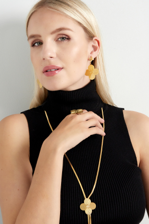 Boucles D'oreilles Classe Trèfle h5 Image4