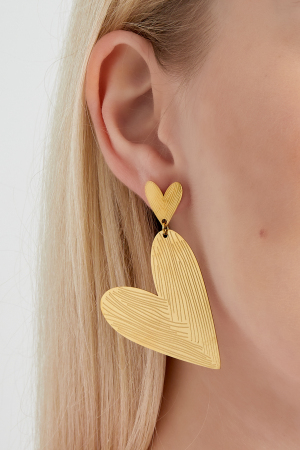 Boucles D'oreilles Double L'amour h5 Image3