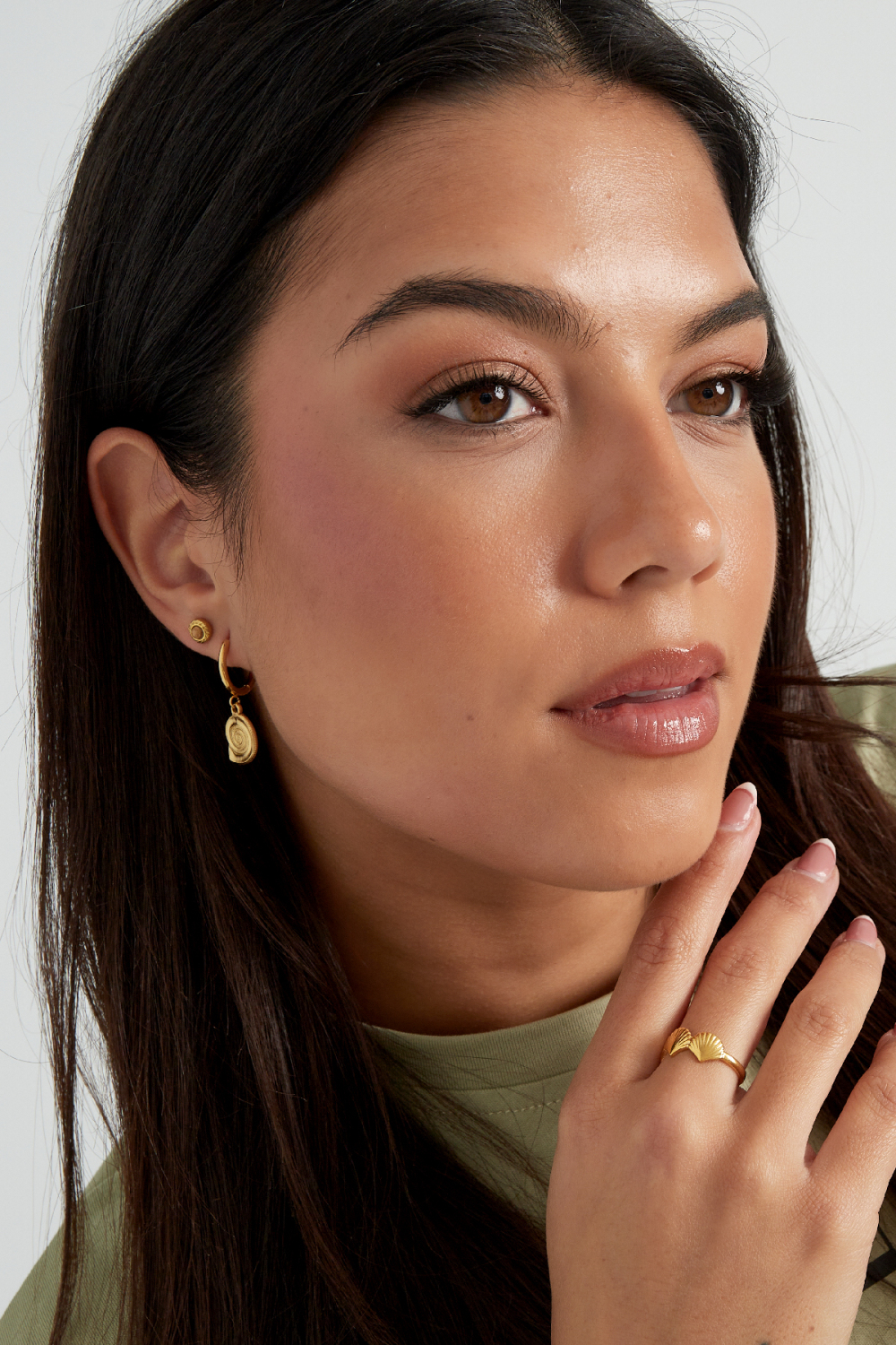 Boucles D'oreilles Coquillage Tourbillon h5Image4