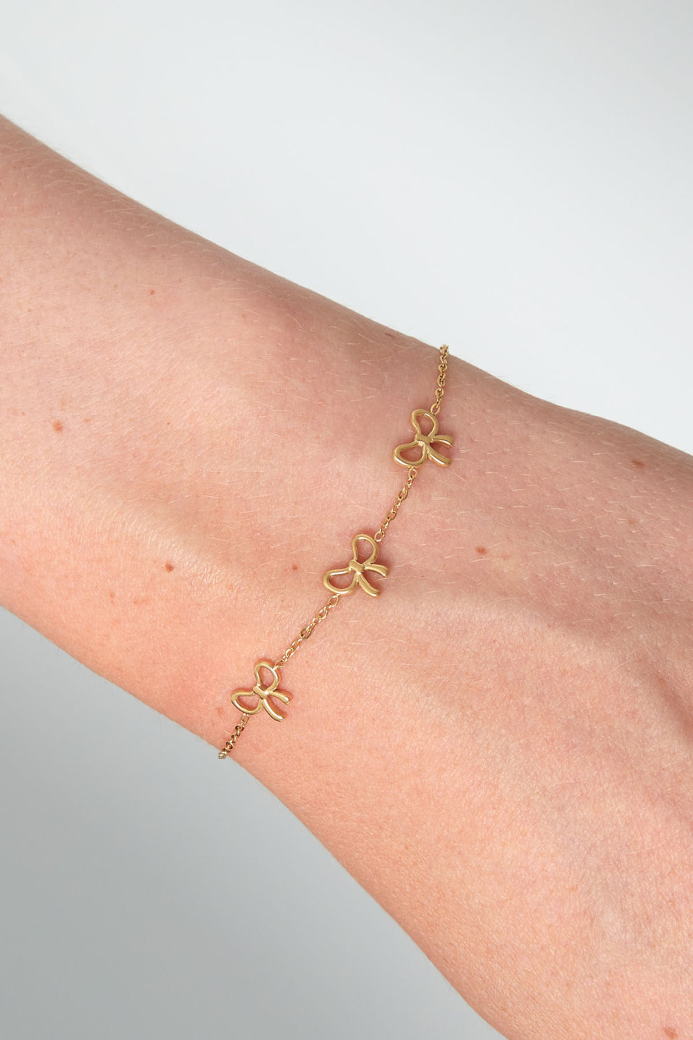 Bracelet Charming Noeuds - Doré h5Image3