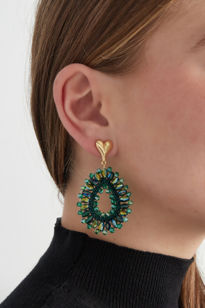 Boucles D'oreilles Love En Perles h5 Image2