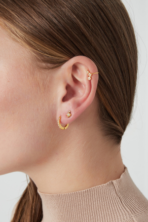 Boucle D'oreille Triple Sparkle h5 Image4