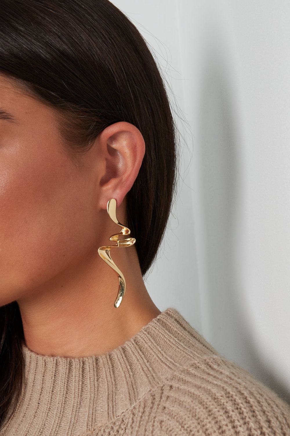 Boucles D'oreilles Longues Tourbillon Image3