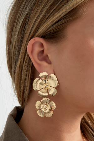 Boucles D'oreilles Twin Flower h5 Image2