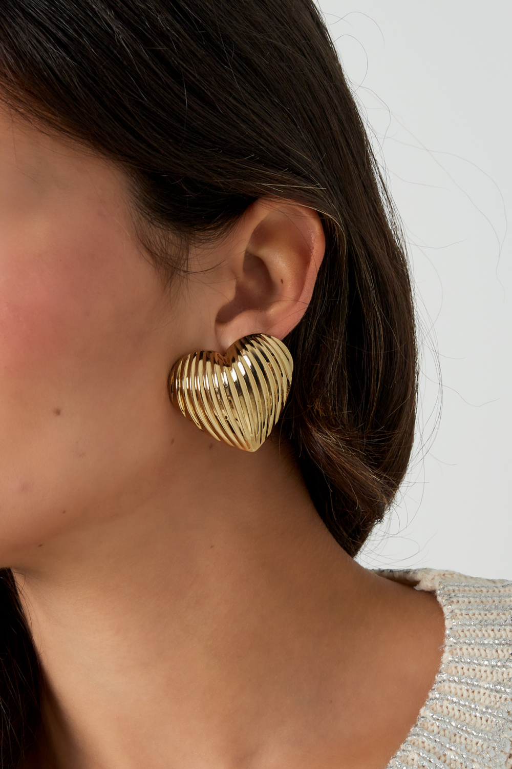 Boucles D'oreilles Coeur Groovy h5Image2