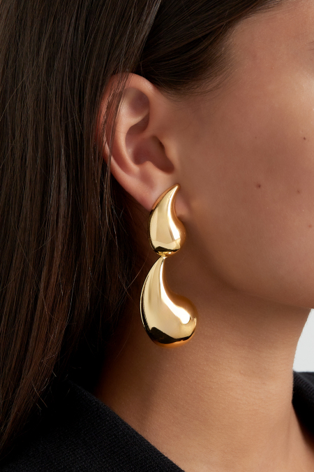 boucles d'oreilles doubles pendantes 2