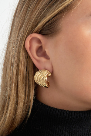 Boucles D'oreilles Vagues Élégantes h5 Image2
