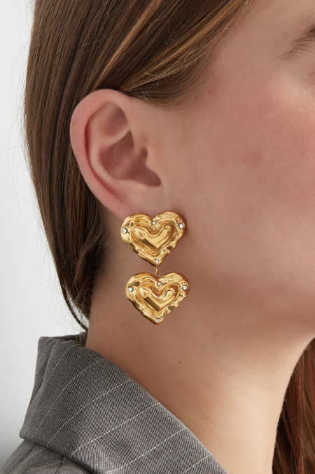 boucles d'oreilles coeurs pétillants 2