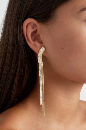 Boucles D'oreilles Chics En Diamant h5 Image2