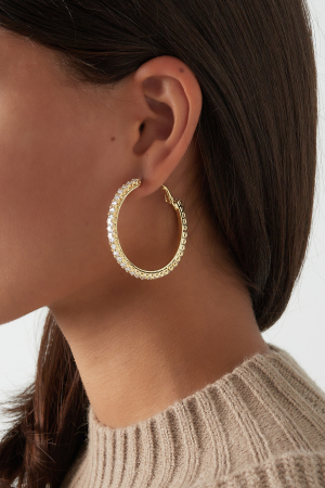 Boucles D'oreilles Diamants Radiants Petites h5 Image2