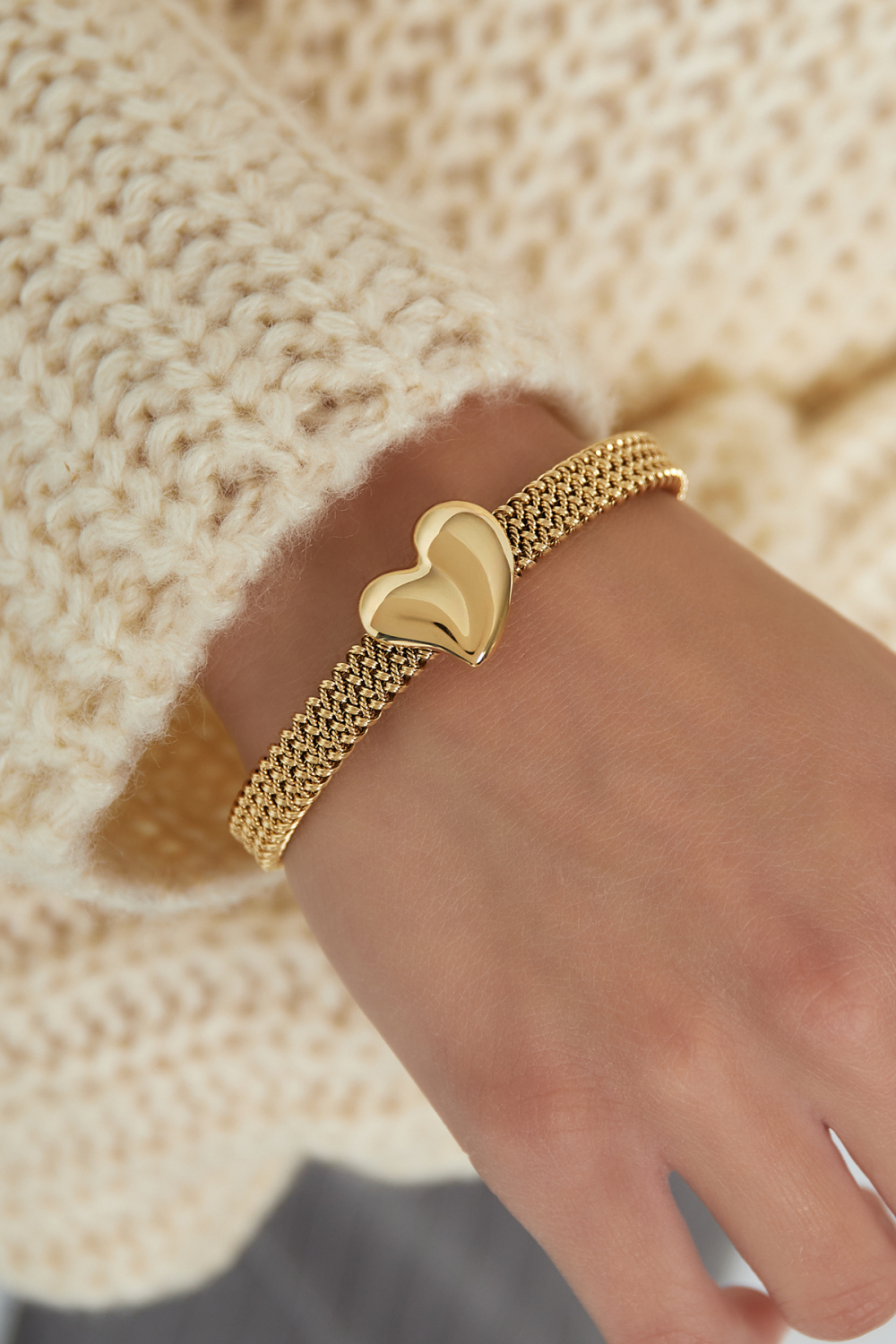 Bracelet Jonc Coeur h5Image2