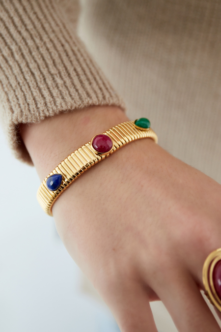 Bracelet bohème tendance - doré 2