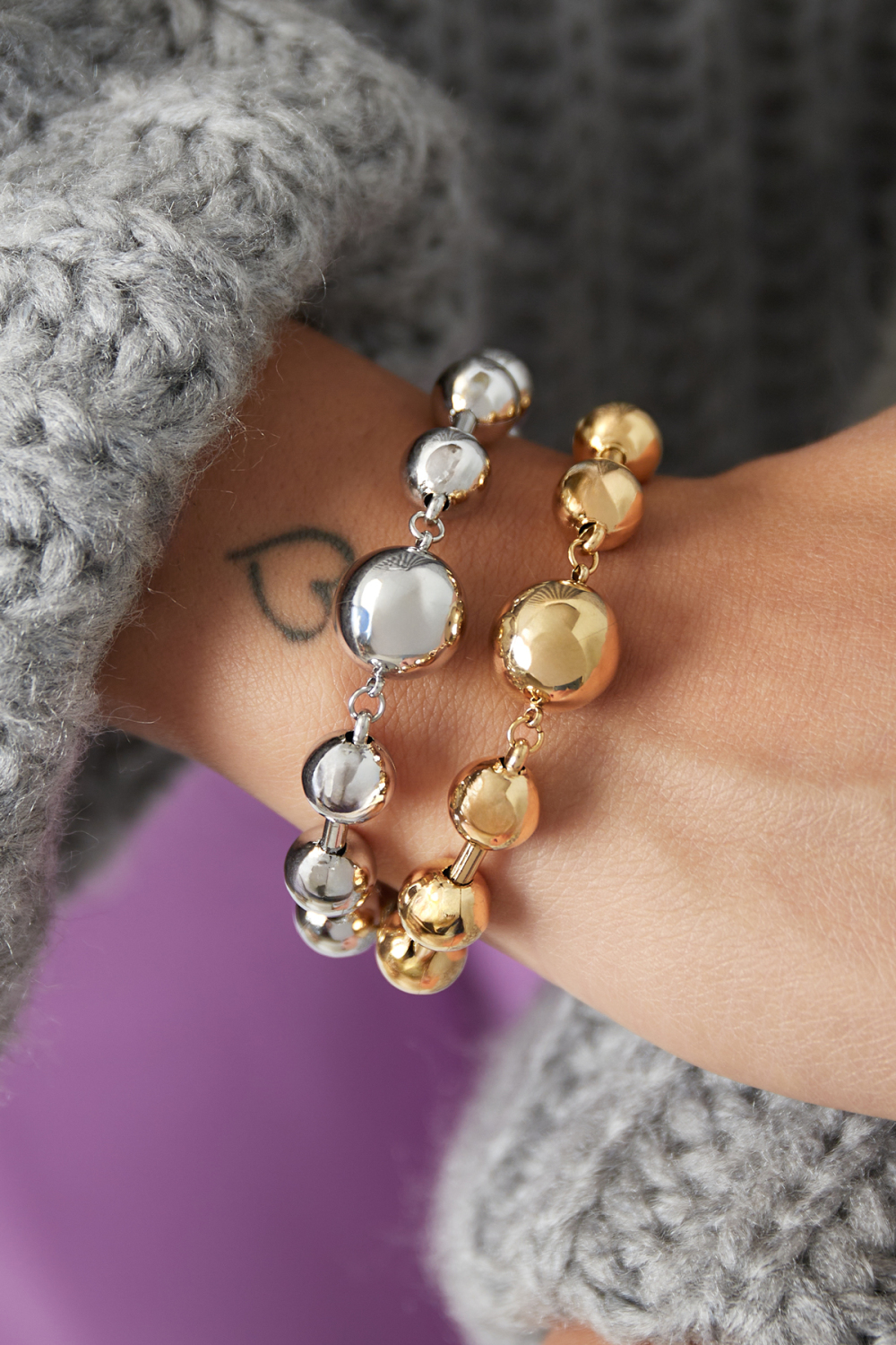 Bracelet De Perles Statement h5Image2