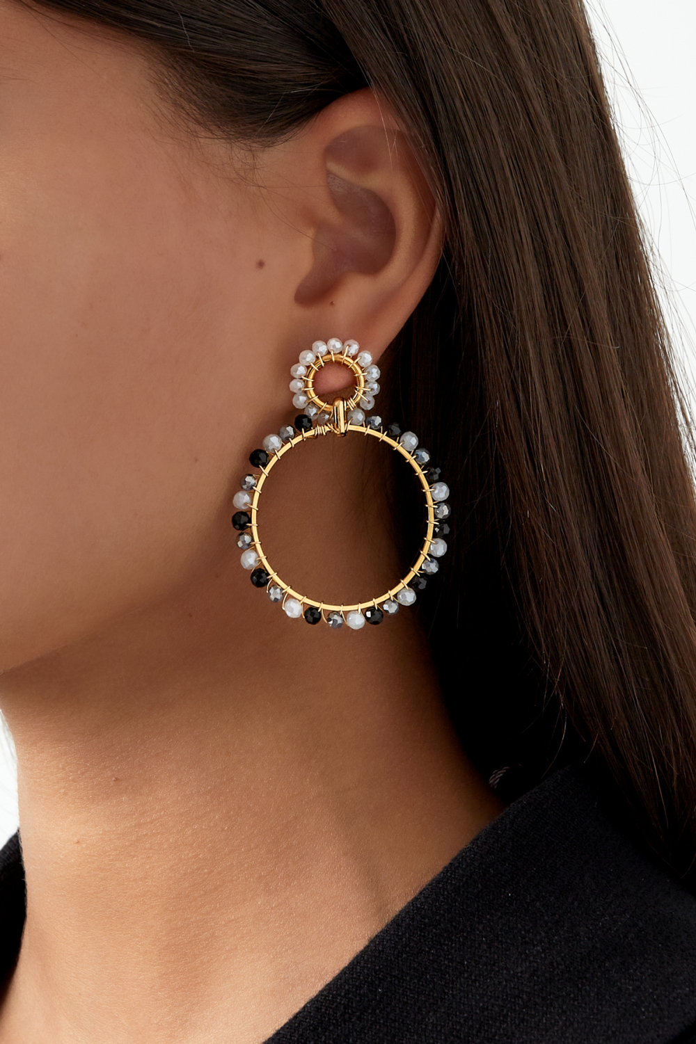 Boucles D'oreilles Cercle De Couleurs Image2