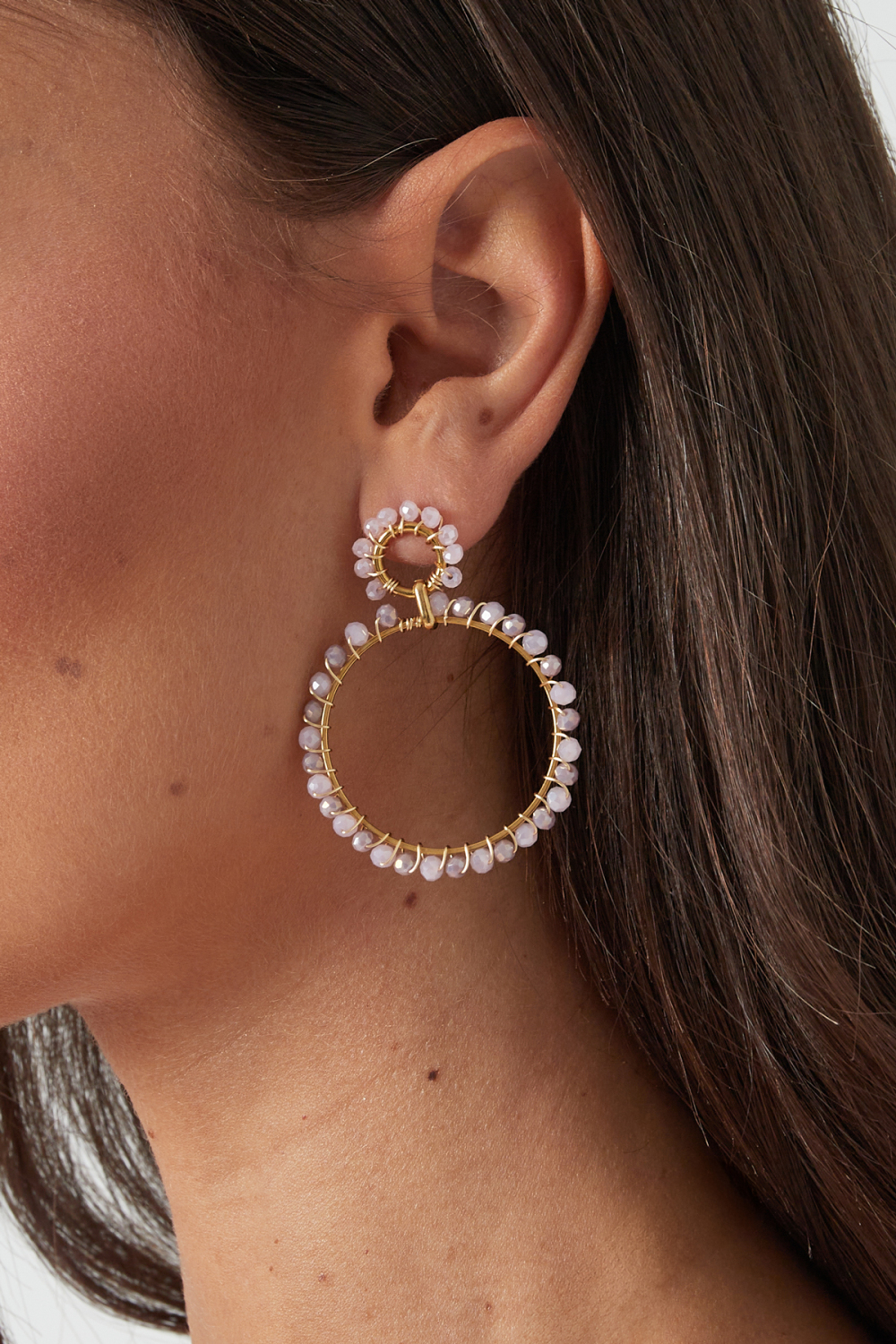 Boucles D'oreilles Cercle De Couleurs Image3