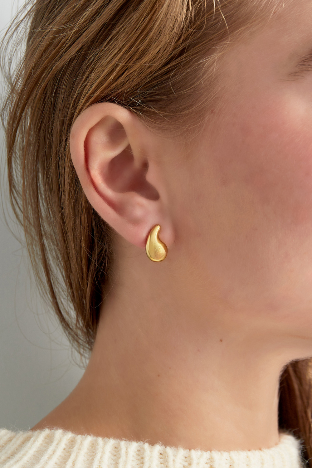 Boucles D'oreilles Pendantes Plates Image2