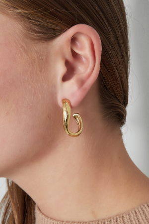 Boucles D'oreilles Torsadées Élégantes h5 Image2