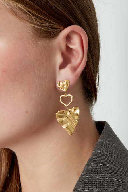 boucles d'oreilles en forme de coeur 2