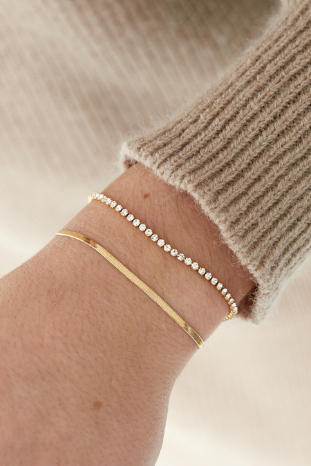 bracelet double avec diamants 2