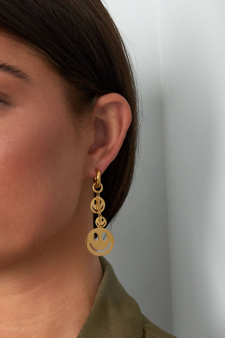 boucles d'oreilles "sourires suspendus" 2