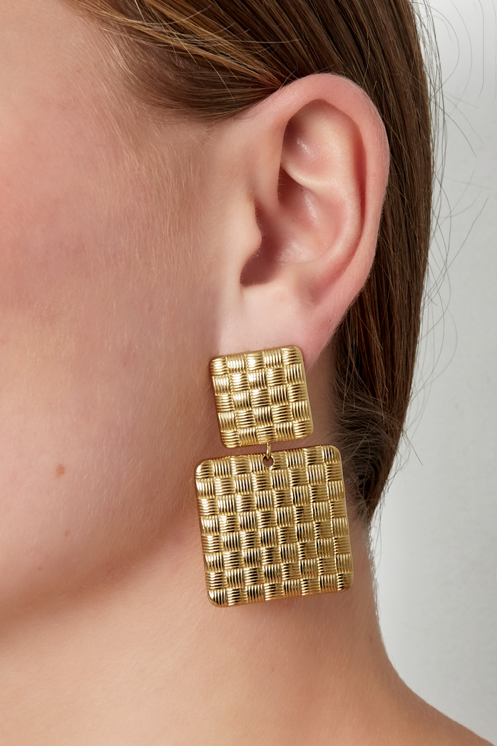 Boucles D'oreilles Blocs Texturés h5Image2