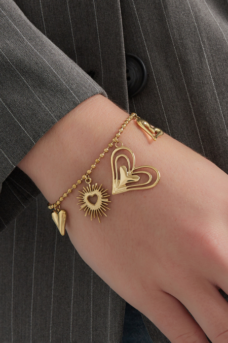 bracelet coeurs amoureux 2