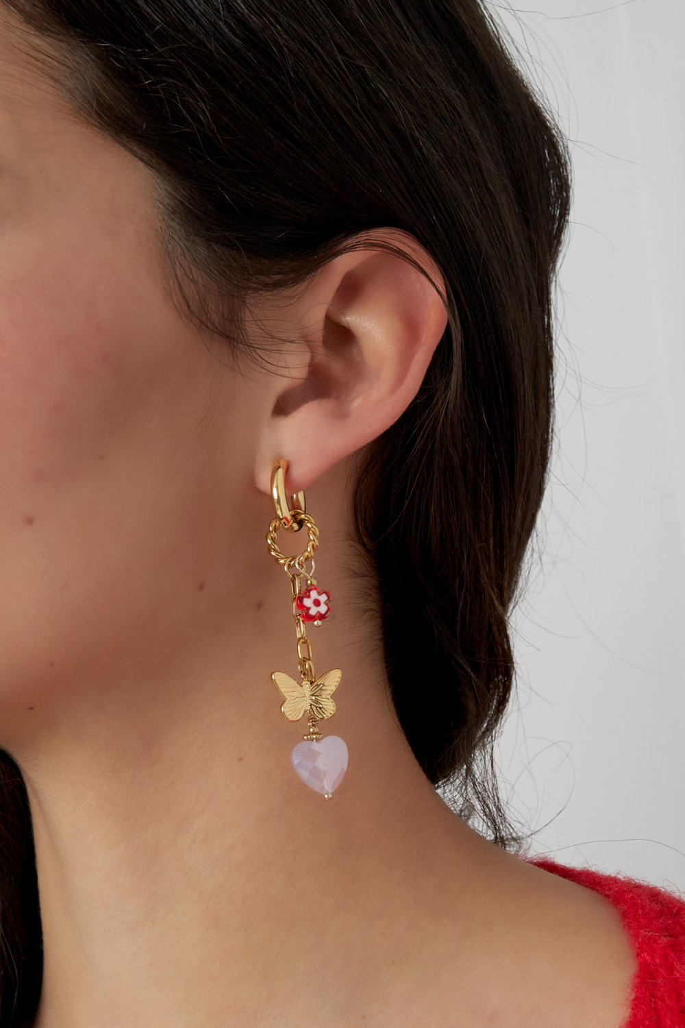 Boucles D'oreilles Breloque Scintillante Image3