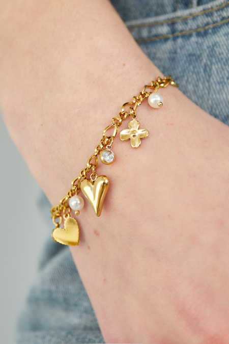 bracelet amour scintillant 2