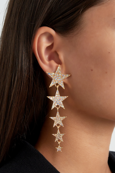 Boucles d'oreilles étoiles filantes 2