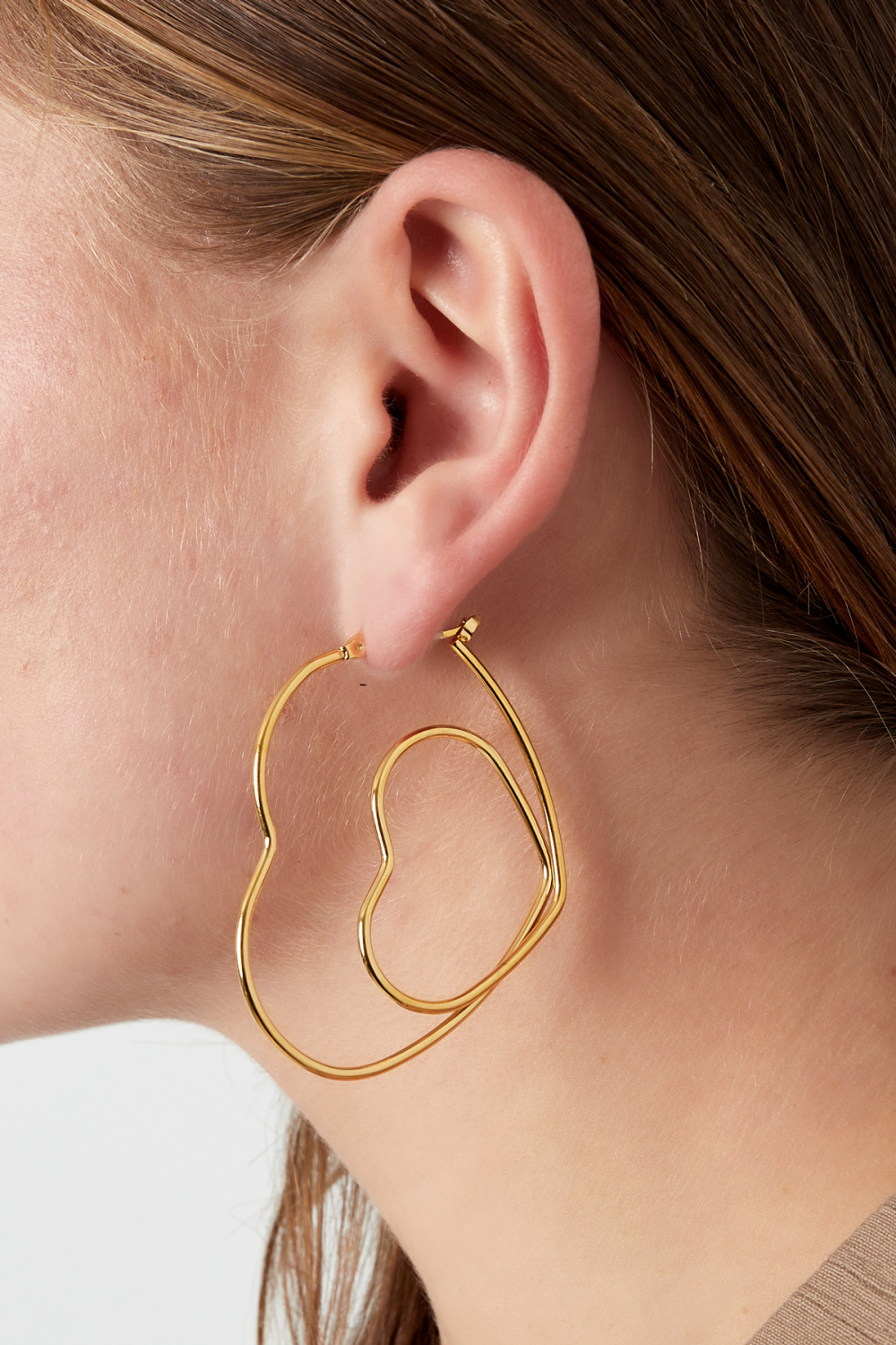 Boucles D'oreilles Paire De Coeurs h5Image2