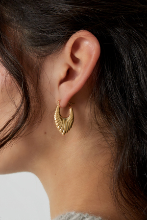 Boucles D'oreilles Golden Crush h5 Image3