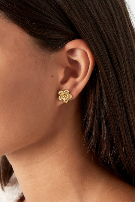 boucles d'oreilles à pois marguerites 2