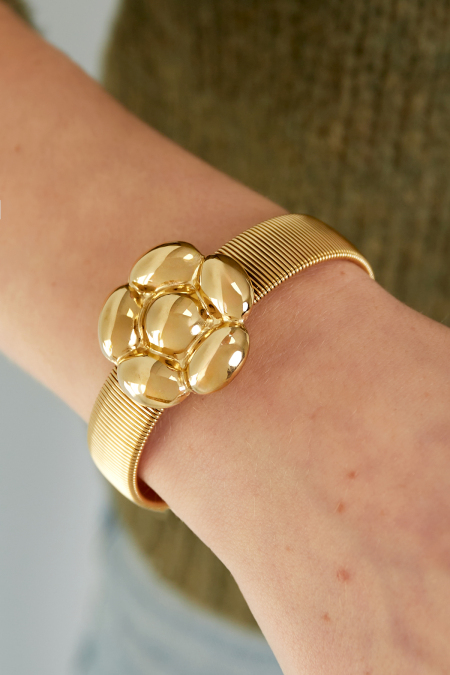 bracelet fleur statement 2