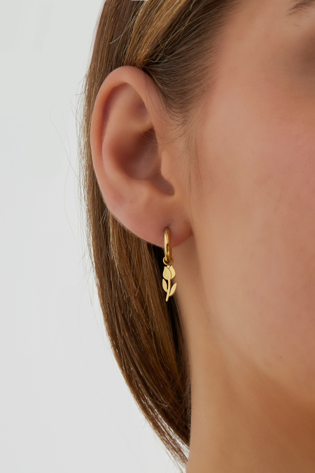 boucles d'oreilles tulipe 2
