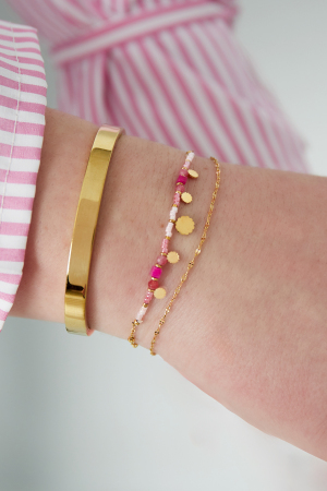 Bracelet Breloques Roses h5 Image3