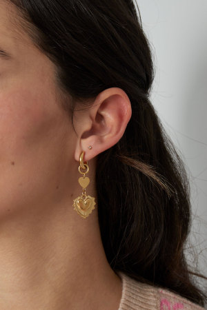 Boucles D'oreilles Coeur Lumineux h5 Image3