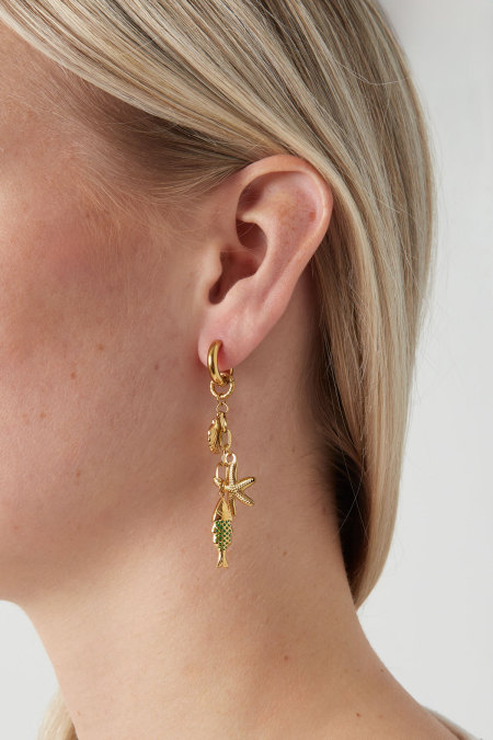 boucles d'oreilles monde marin 2
